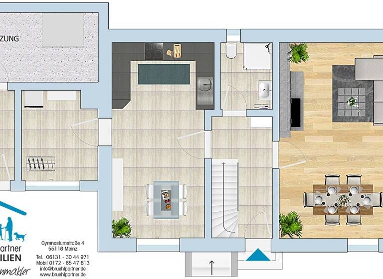 Stadthaus zum Kauf 612.000 € 6 Zimmer 156,8 m² 338 m² Grundstück Nierstein 55283