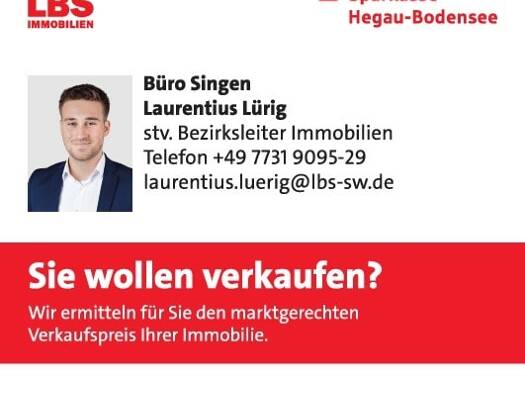 Wohnung zur Miete 550 € 1 Zimmer 30,1 m² 9. Geschoss Rielasingen Rielasingen-Worblingen 78239