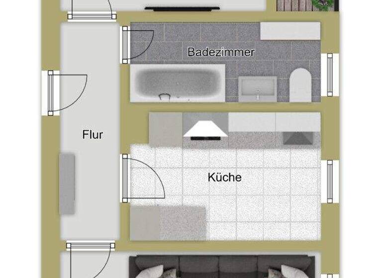 Wohnung zum Kauf 190.000 € 2 Zimmer 55 m² Vöhringen 89269