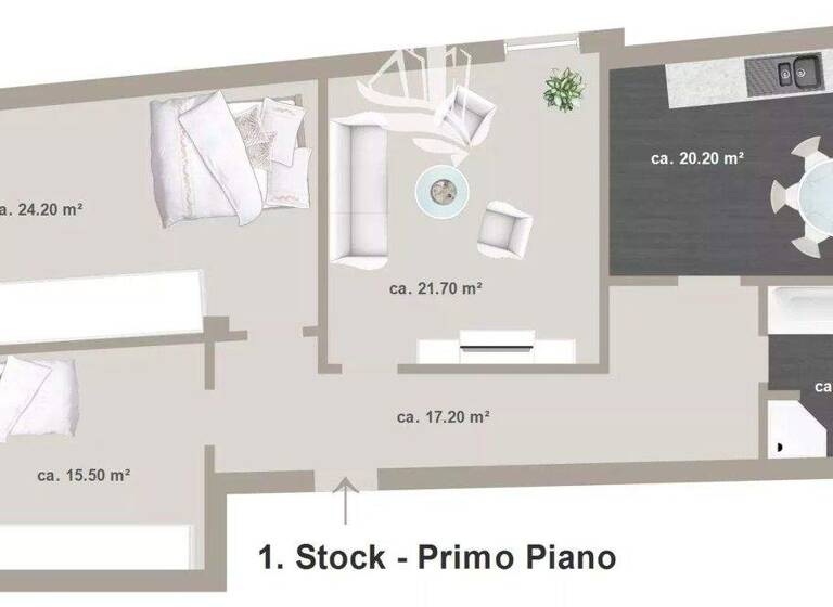 Studio zum Kauf 395.000 € 3 Zimmer 136 m² 1. Geschoss Meran 39012