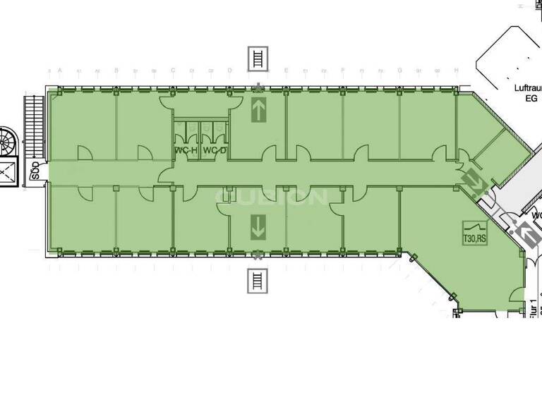 Büro zur Miete provisionsfrei 11 € 1.109 m² Bürofläche teilbar ab 349 m² Kley Dortmund 44149