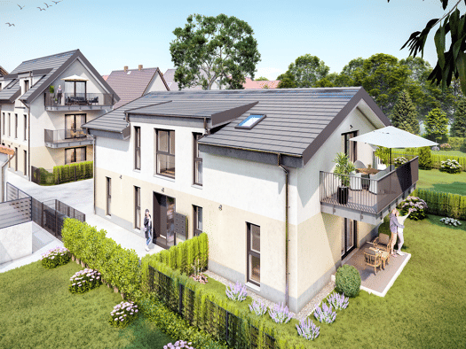 Penthouse zum Kauf - Erstbezug provisionsfrei 310.000 € 2 Zimmer 55,6 m² 1. Geschoss frei ab sofort Martin-Luther-Straße 3 Mörfelden Mörfelden-Walldorf 64546