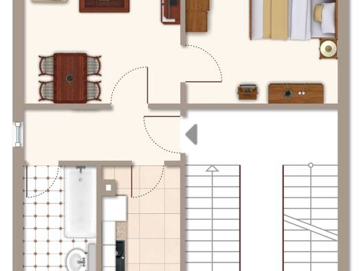 Wohnung zum Kauf 26.000 € 2 Zimmer 46,5 m² 3. Geschoss Lichtenberg Lichtenberg/Erzgeb. 09638