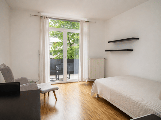 Studio zur Miete 1.150 € 1 Zimmer 29,2 m² 1. Geschoss frei ab 01.09.2026 Leopoldstraße 206 Schwabing-Freimann München 80804