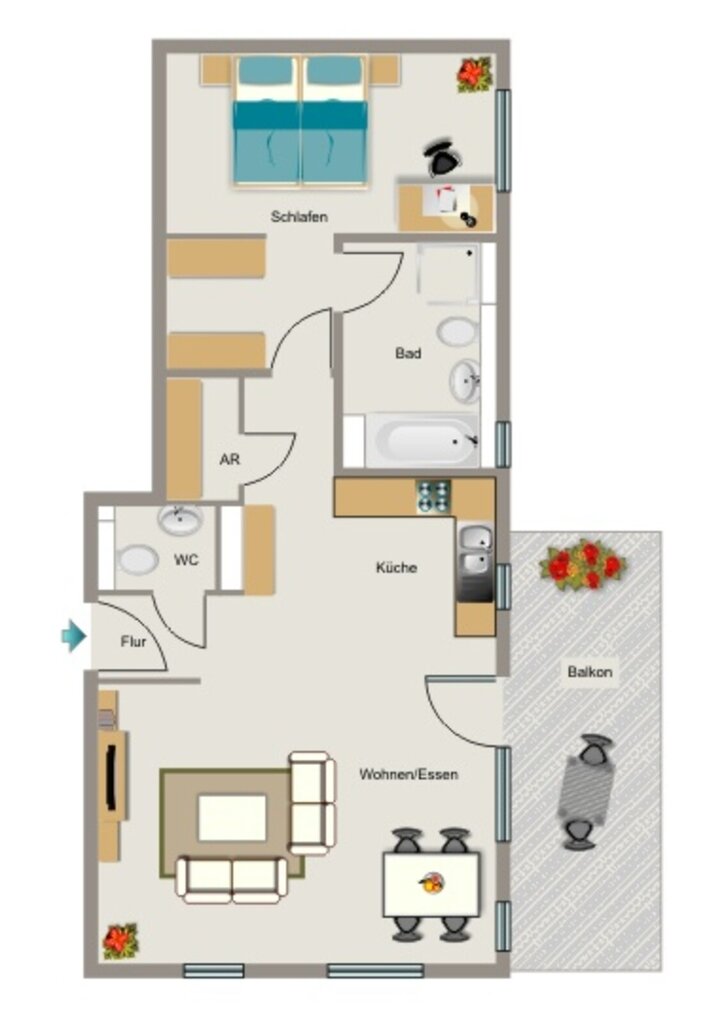 Wohnung zur Miete 932 € 2,5 Zimmer 79 m²<br/>Wohnfläche 1.<br/>Geschoss 01.03.2025<br/>Verfügbarkeit Selmastraße 8 Stadtkern Essen 45127