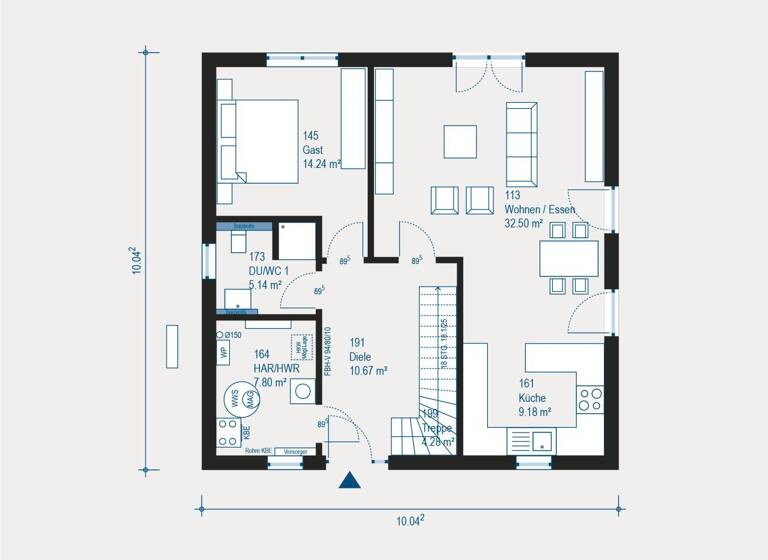 Einfamilienhaus zum Kauf 587.900 € 5 Zimmer 166 m² 446,6 m² Grundstück Loffenau 76597