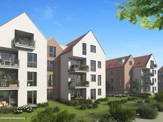 Wohnung zum Kauf - Erstbezug provisionsfrei 350.000 € 2 Zimmer 57,9 m² EG Winsen Winsen (Luhe) 21423