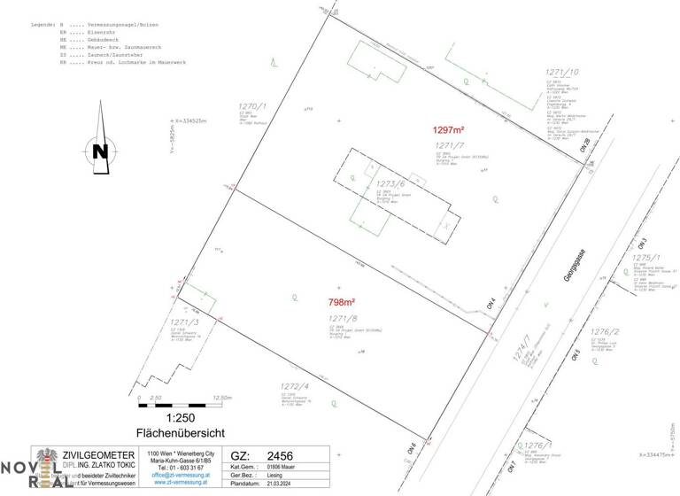 Grundstück zum Kauf 1.590.000 € 798 m² Grundstück Wien 1230