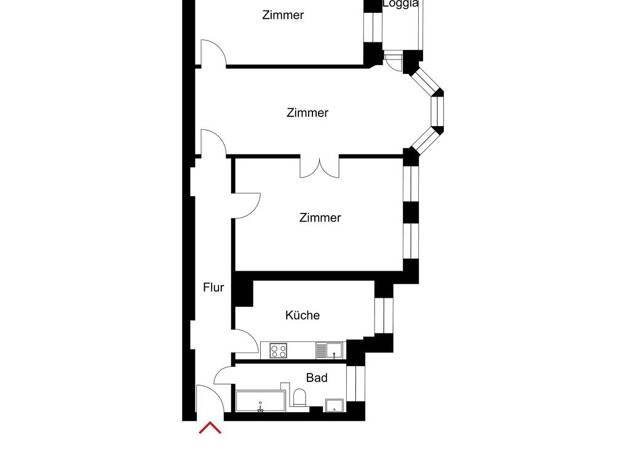 Wohnung zum Kauf 650.000 € 3 Zimmer 93 m² 2. Geschoss Charlottenburg Berlin-Charlottenburg 10629