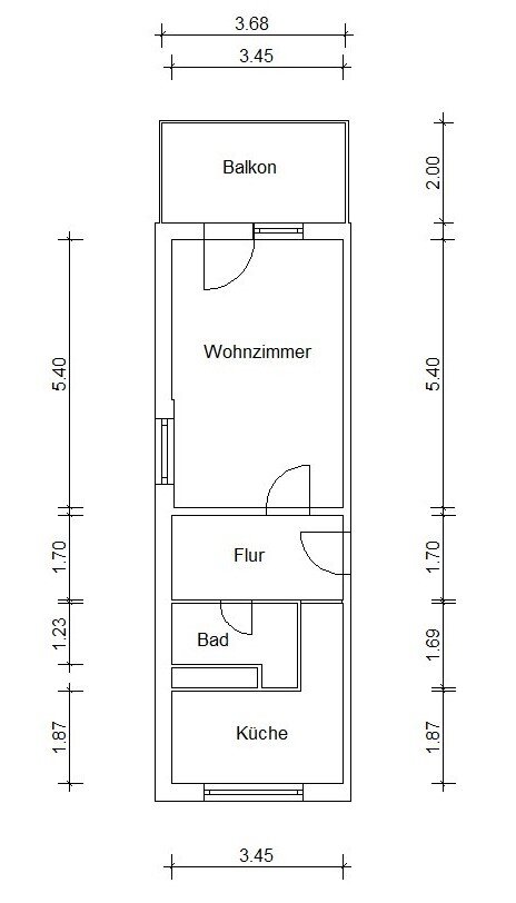 Wohnung zur Miete 397 € 1 Zimmer 37,9 m²<br/>Wohnfläche 1.<br/>Geschoss Regierungsstraße 29 Rathausviertel Magdeburg, Erdgeschoss links 39104