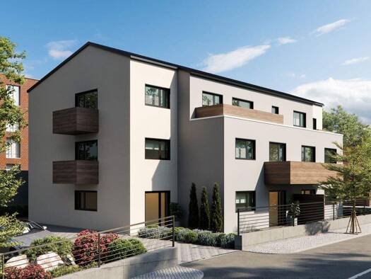 Wohnung zum Kauf - Erstbezug provisionsfrei 194.900 € 2 Zimmer 44,2 m² Geschoss 1/2 frei ab sofort Katzbacher Straße 2 Cham 93413