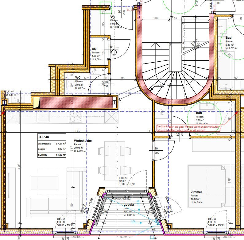 Wohnung zum Kauf 359.000 € 2 Zimmer 57,4 m²<br/>Wohnfläche Wien 1100