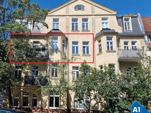 Wohnung zum Kauf 128.700 € 2 Zimmer 65 m² Bernhardystraße 12 Innenstadt Halle (Saale) 06110
