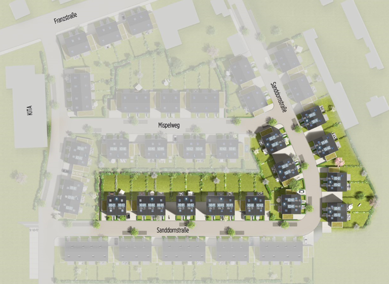 Neubauprojekt zur Miete Sanddornstraße Lintfort Kamp-Lintfort 47475