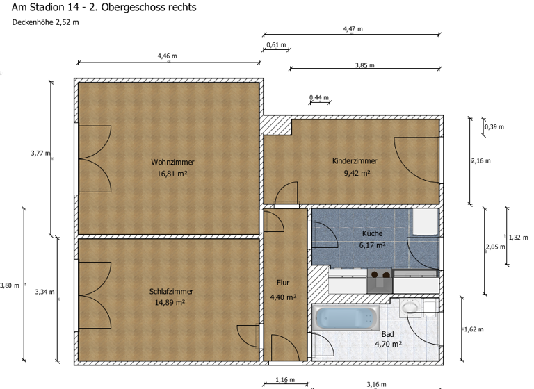 Wohnung zum Kauf als Kapitalanlage geeignet 28.900 € 3 Zimmer 57,8 m²<br/>Wohnfläche Am Stadion 14 Regis-Breitingen Regis-Breitingen 04565