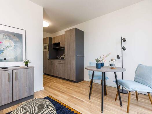 Wohnung zur Miete 640 € 1 Zimmer 20,3 m² 2. Geschoss Rennbahnstraße 83 Weißensee Berlin 13086