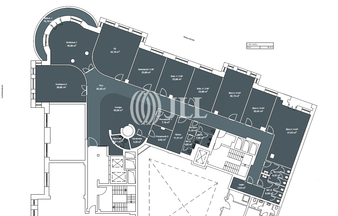 Bürofläche zur Miete 1.192,6 m²<br/>Bürofläche ab 300 m²<br/>Teilbarkeit Charlottenburg Berlin 10707