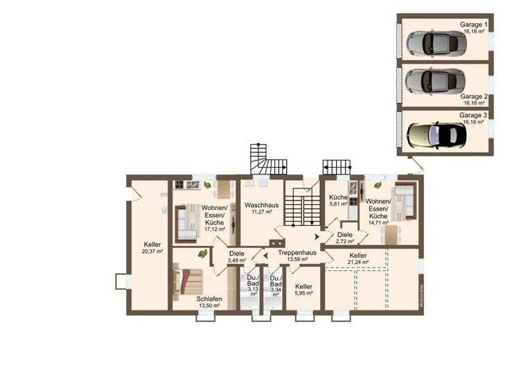 Mehrfamilienhaus zum Kauf 519.000 € 16 Zimmer 380 m² 1.104 m² Grundstück Pettendorf Hummeltal 95503