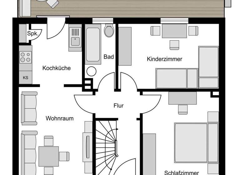 Doppelhaushälfte zum Kauf 349.000 € 5,5 Zimmer 90 m² 890 m² Grundstück Altenbochum Bochum 44803