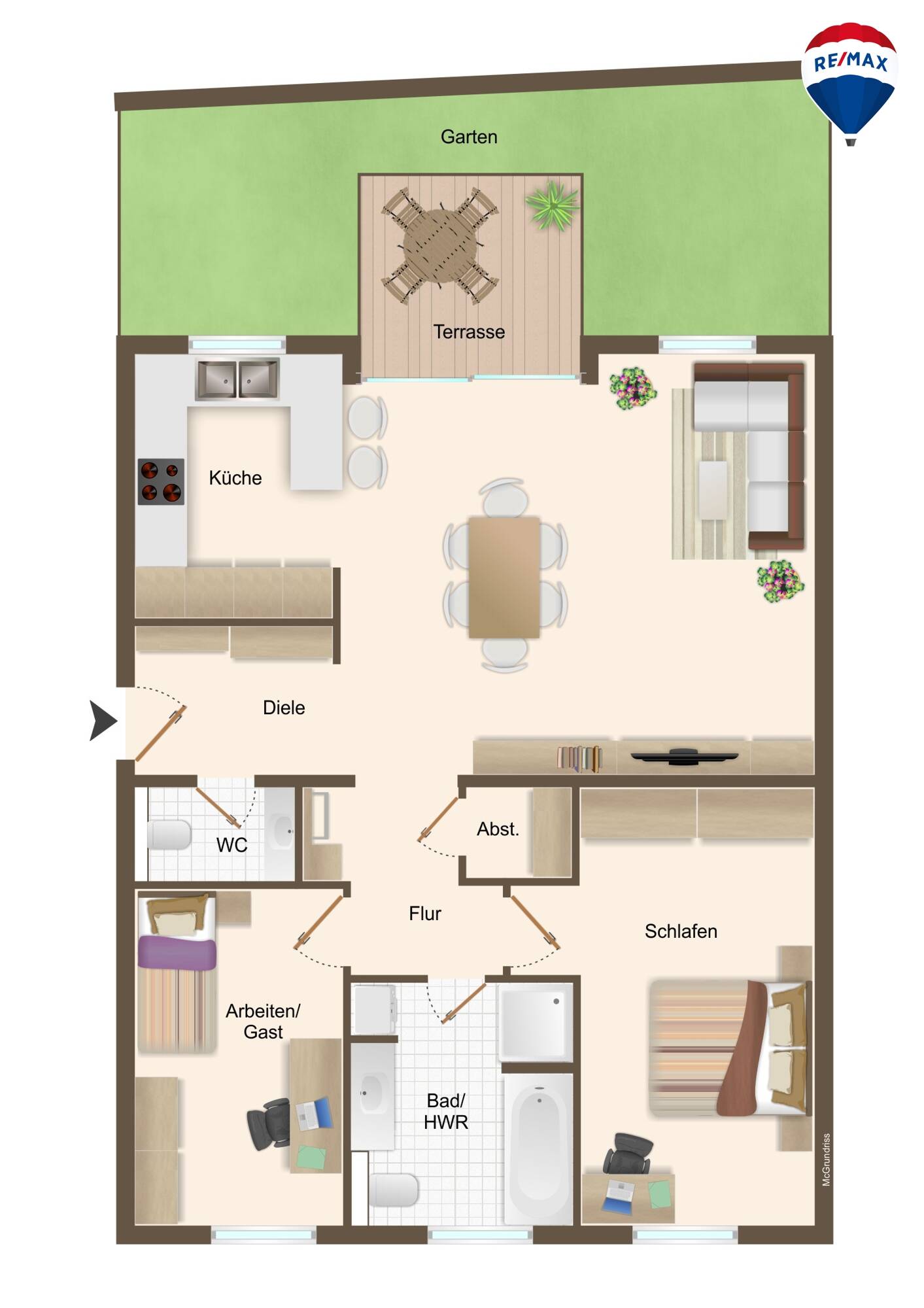Wohnung zum Kauf 395.000 € 3 Zimmer 82,1 m²<br/>Wohnfläche Ruppertsberg 67152