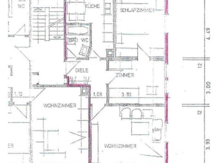 Wohnung zur Miete 975 € 3 Zimmer 64 m² 2. Geschoss frei ab 01.05.2026 Degerloch Stuttgart 70597