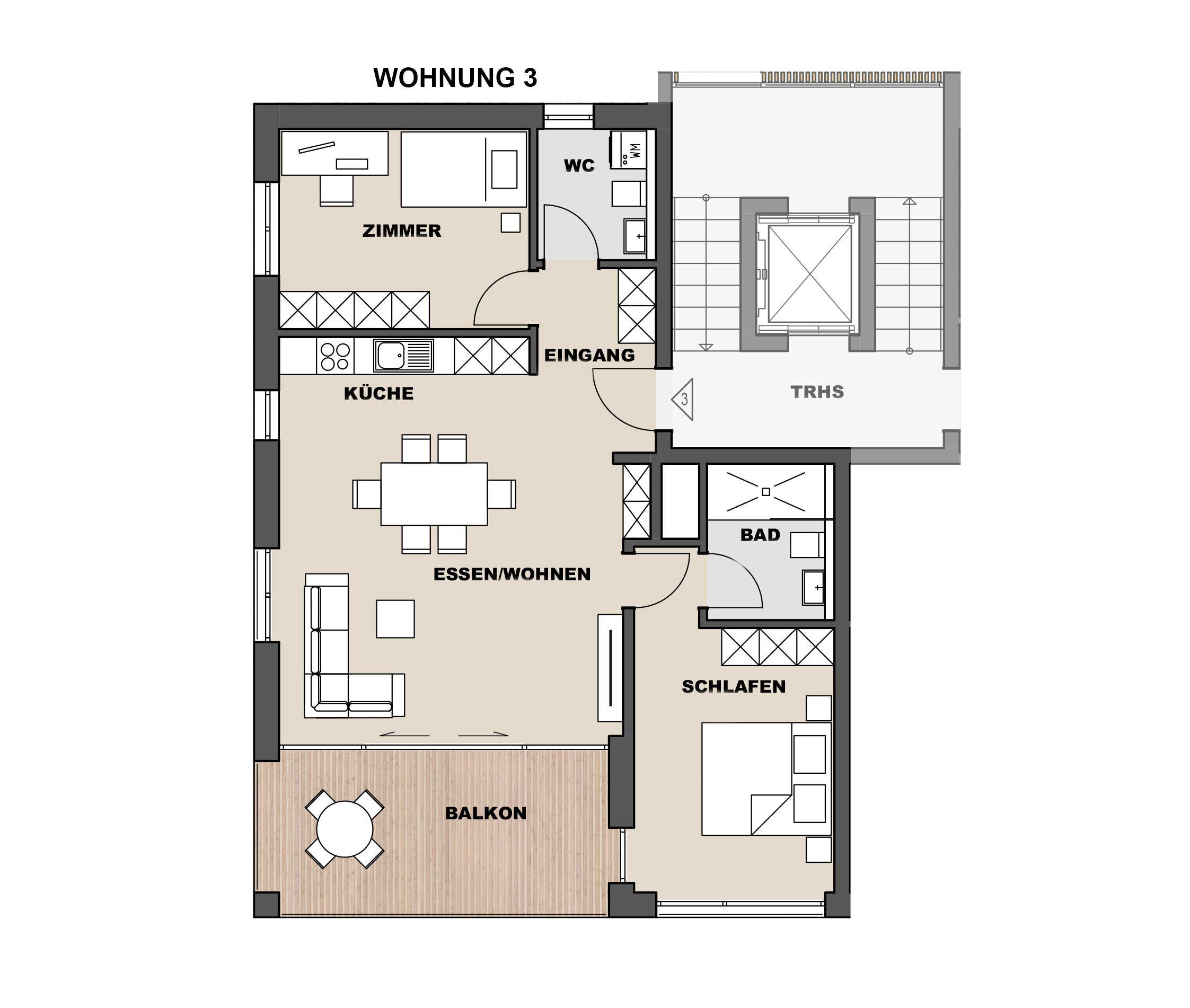 Wohnung zum Kauf provisionsfrei 814.600 € 3 Zimmer 83 m²<br/>Wohnfläche 31.03.2026<br/>Verfügbarkeit Im Hofergärtle 1 Wangen Öhningen 78337