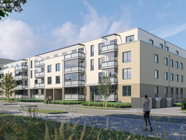 Wohnung zur Miete - Erstbezug 953 € 2 Zimmer 69,5 m² 1. Geschoss Louise-Strauß-Straße 46 Brühl 50321