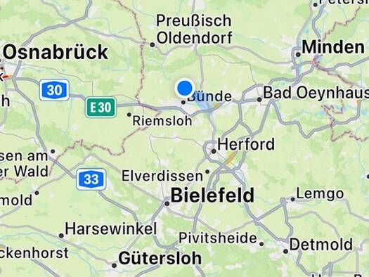 Grundstück zum Kauf provisionsfrei 474.240 € 24.320 m² Grundstück Spradow Bünde 32257