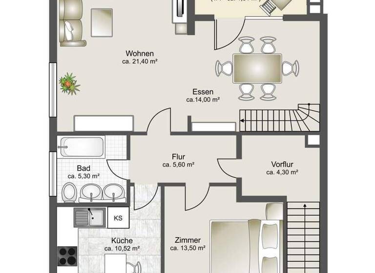 Wohnung zum Kauf 360.000 € 3 Zimmer 76 m² Harksheide Norderstedt / Harksheide 22844