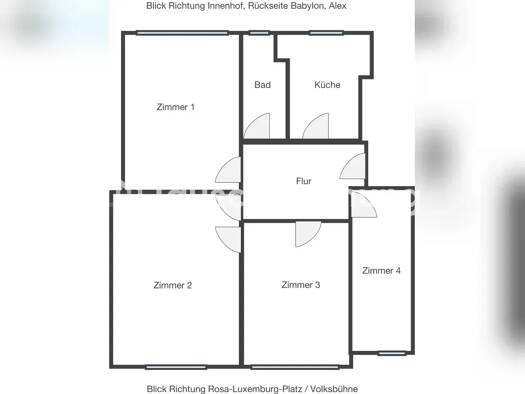 Wohnung zur Miete Tauschwohnung 1.250 € 4 Zimmer 100 m² 1. Geschoss Moabit Mitte 10178