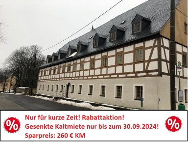 Wohnung zur Miete 260 € 2 Zimmer 53,5 m² 1. Geschoss frei ab sofort Dörnthal 169 Pfaffroda-Dörnthal Olbernhau 09526