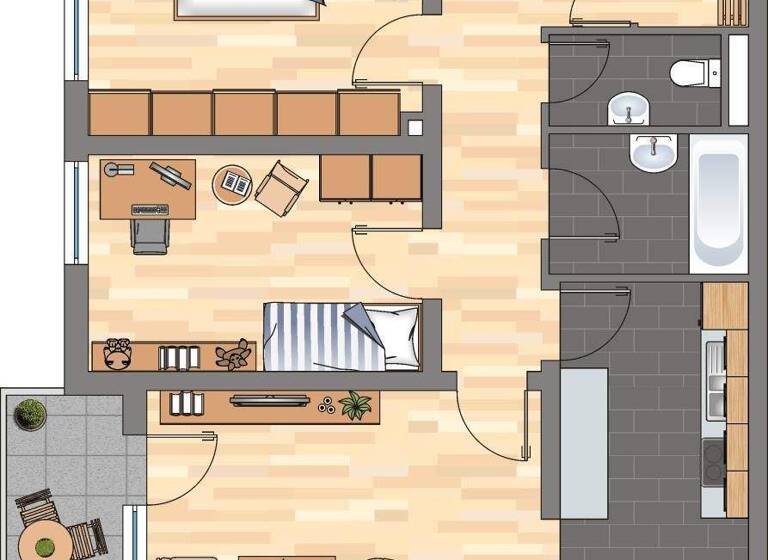 Wohnung zur Miete 769 € 3 Zimmer 77,8 m² EG Im Freundsborn 8 Weißenthurm 56575