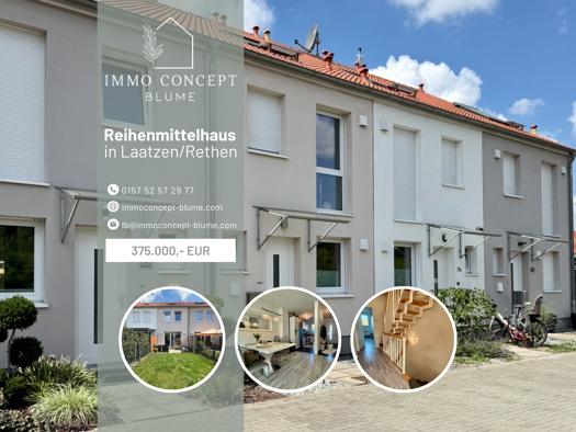 Reihenmittelhaus zum Kauf 375.000 € 4 Zimmer 115 m² 191 m² Grundstück Rethen Laatzen 30880
