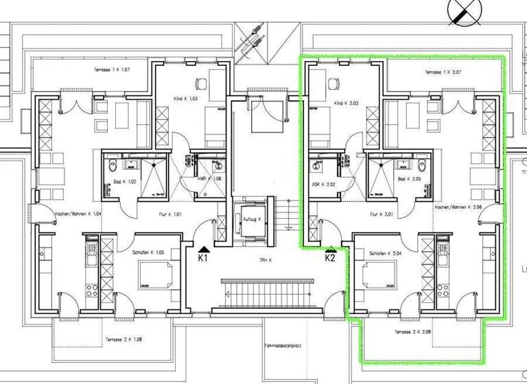 Wohnung zur Miete - Erstbezug 1.445 € 3 Zimmer 96,3 m² EG frei ab sofort Neustadt Brandenburg an der Havel 14776