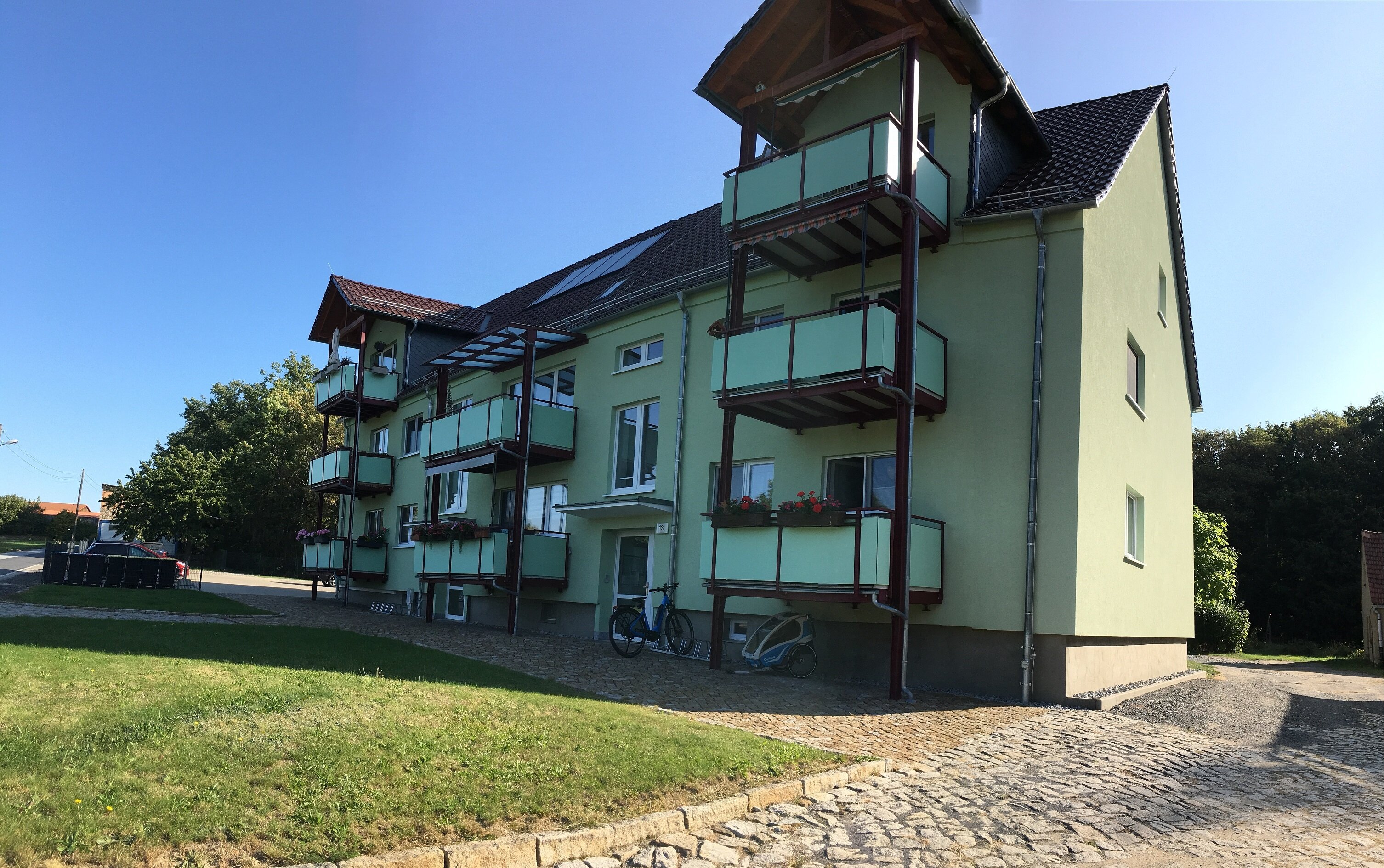 Wohnung zur Miete 470 € 3 Zimmer 66,5 m²<br/>Wohnfläche 1.<br/>Geschoss Prietitzer Str. 11/13 Thonberg Kamenz 01917