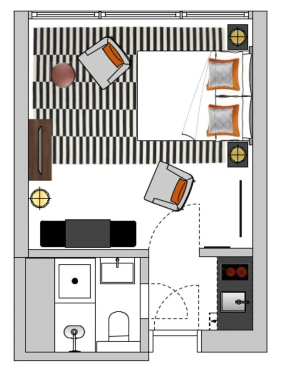 Wohnung zur Miete Wohnen auf Zeit 1.235 € 1 Zimmer 28 m²<br/>Wohnfläche ab sofort<br/>Verfügbarkeit Oskar-Jäger-Straße Ehrenfeld Köln 50825