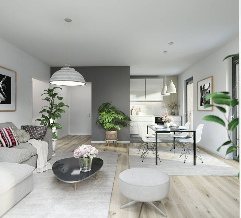 Wohnung zum Kauf - Neubau provisionsfrei 445.000 € 2 Zimmer 66 m² EG frei ab sofort Wörthstraße 41 Eltville Eltville am Rhein 65343
