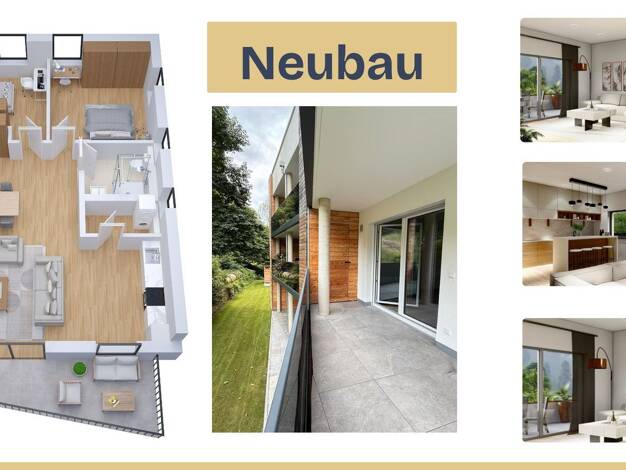 Wohnung zur Miete - Erstbezug 1.150 € 3 Zimmer 93,7 m² 2. Geschoss frei ab sofort Im Dorf 100 Nordrach Nordrach 77787