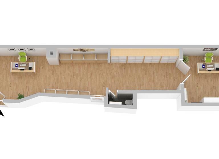 Laden zur Miete 720 € 2 Zimmer 60,4 m² Verkaufsfläche Innenstadt Ravensburg 88212