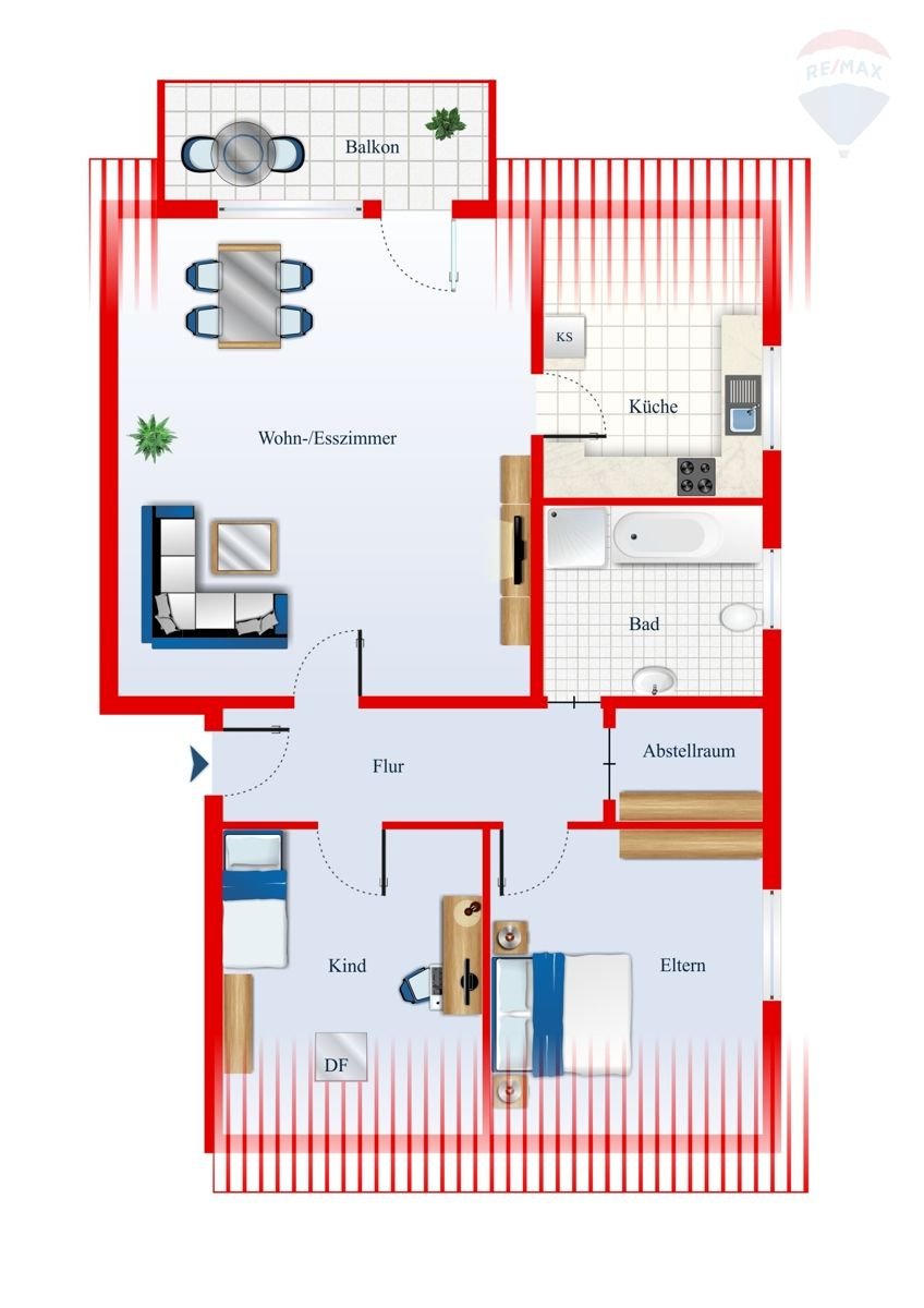 Wohnung zum Kauf 139.000 € 3 Zimmer 81 m²<br/>Wohnfläche Haustadt Beckingen / Haustadt 66701