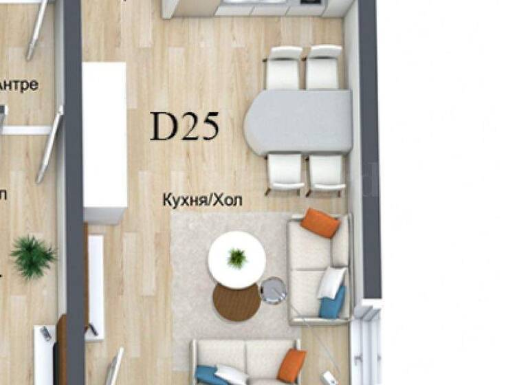 Studio zum Kauf 45.542 € 1 Zimmer 47,5 m² Pamporovo