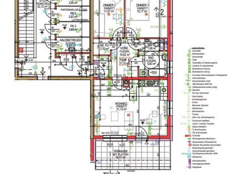 Wohnung zur Miete 844 € 3 Zimmer 77,7 m² EG frei ab 01.07.2026 Bergland Bergland 3254