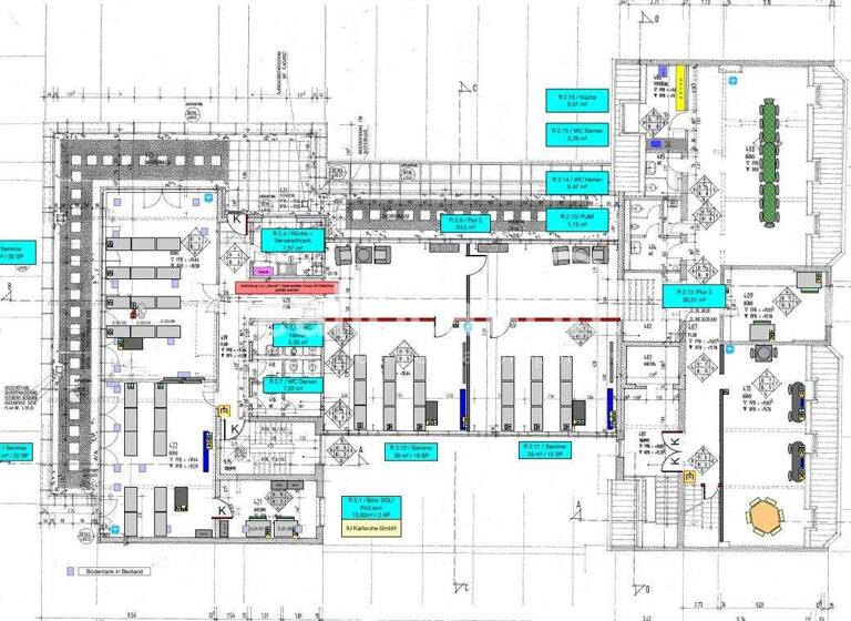 Bürofläche zur Miete provisionsfrei 14 € 595 m² Bürofläche Blücherstraße 20 Mühlburg Karlsruhe 76185