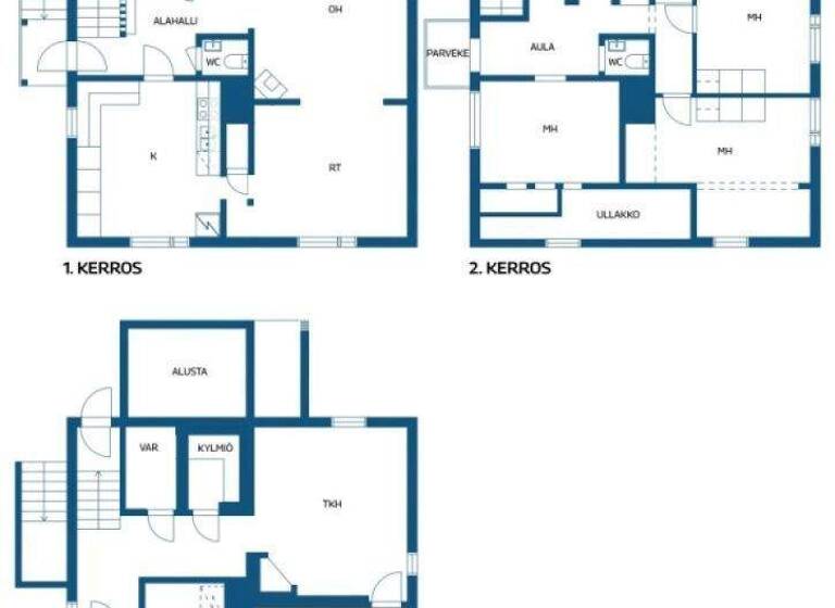 Einfamilienhaus zum Kauf 99.000 € 5 Zimmer 107 m² 1.313 m² Grundstück Kulmakatu 1 Valkeakoski 37600