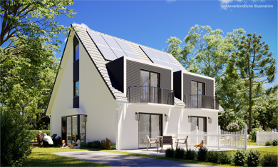 Doppelhaushälfte zum Kauf - Erstbezug provisionsfrei 949.000 € 4 Zimmer 108 m² 200 m² Grundstück frei ab 01.05.2026 Am Pfaffensteig 6 Feldmoching München 80995
