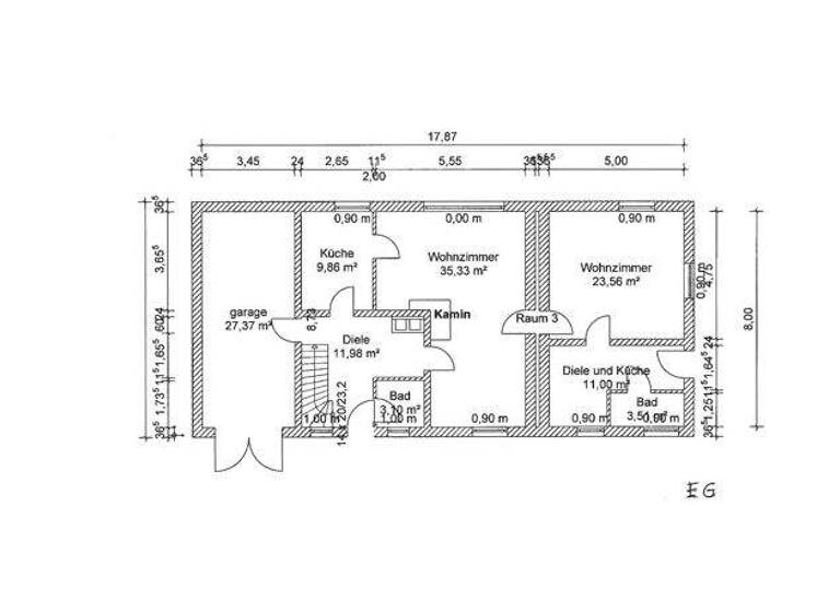 Doppelhaushälfte zum Kauf 455.000 € 6 Zimmer 198 m² 1.004 m² Grundstück Nesebanz 8 Neparmitz Gustow-OT Nesebanz 18574