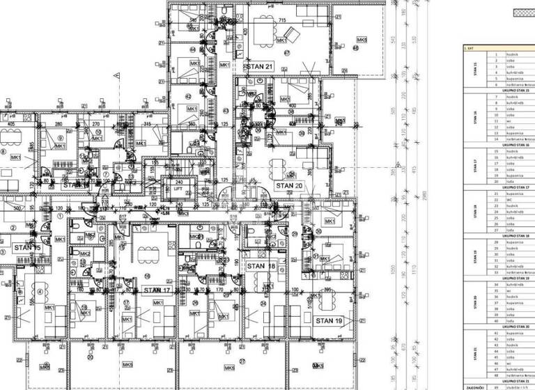 Wohnung zum Kauf 329.747 € 6 Zimmer 117 m² 1. Geschoss Okrug
