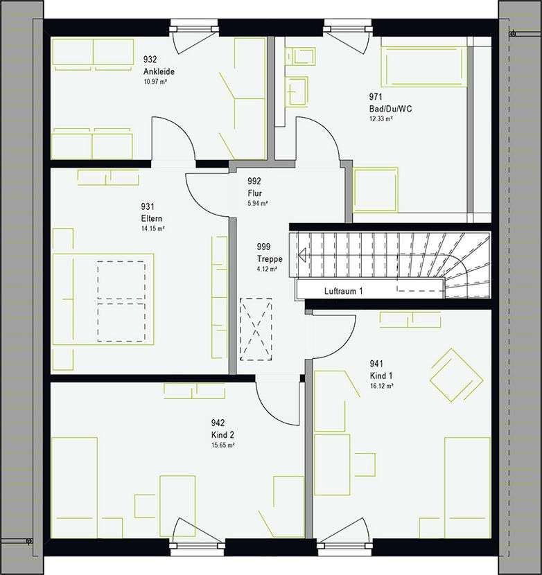 Einfamilienhaus zum Kauf - Erstbezug - Ansicht 6