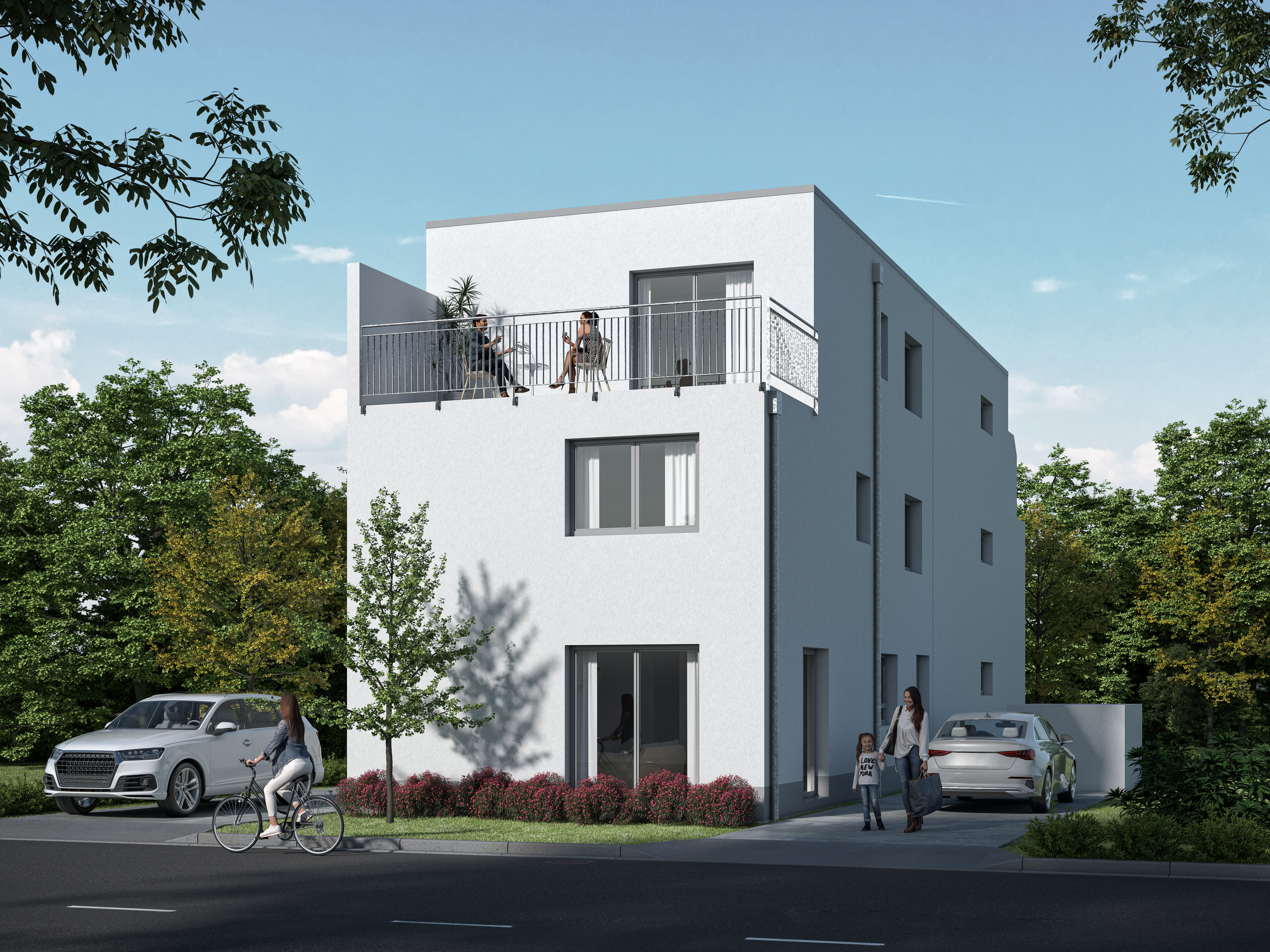 Mehrfamilienhaus zum Kauf provisionsfrei 689.400 € 5 Zimmer 146,4 m²<br/>Wohnfläche 209 m²<br/>Grundstück ab sofort<br/>Verfügbarkeit An der Hockenwiese 19 Ladenburg 68526