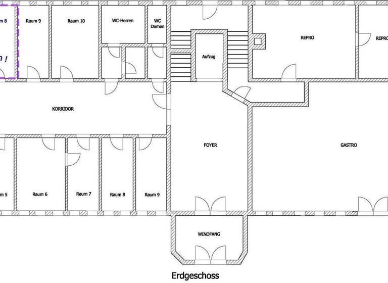 Bürofläche zur Miete provisionsfrei 259 € 47,1 m² Bürofläche Lauchhammer Str. 20 Gröba Riesa 01591